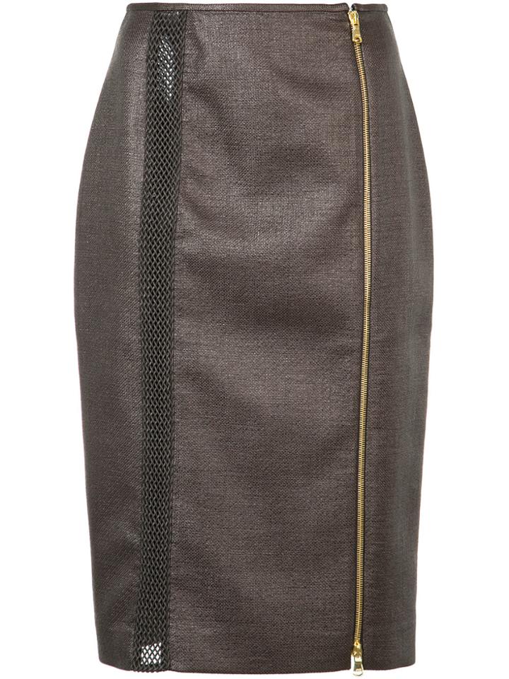 Sophie Theallet Pencil Skirt - Brown