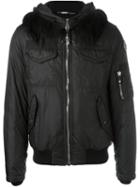Philipp Plein 'brahms' Parka Jacket, Men's, Size: Medium, Black, Polyester/polyamide
