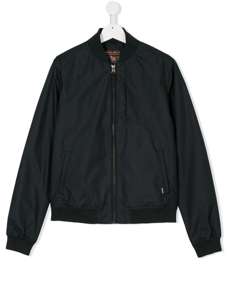 Woolrich Kids Teen Bomber Jacket - Blue