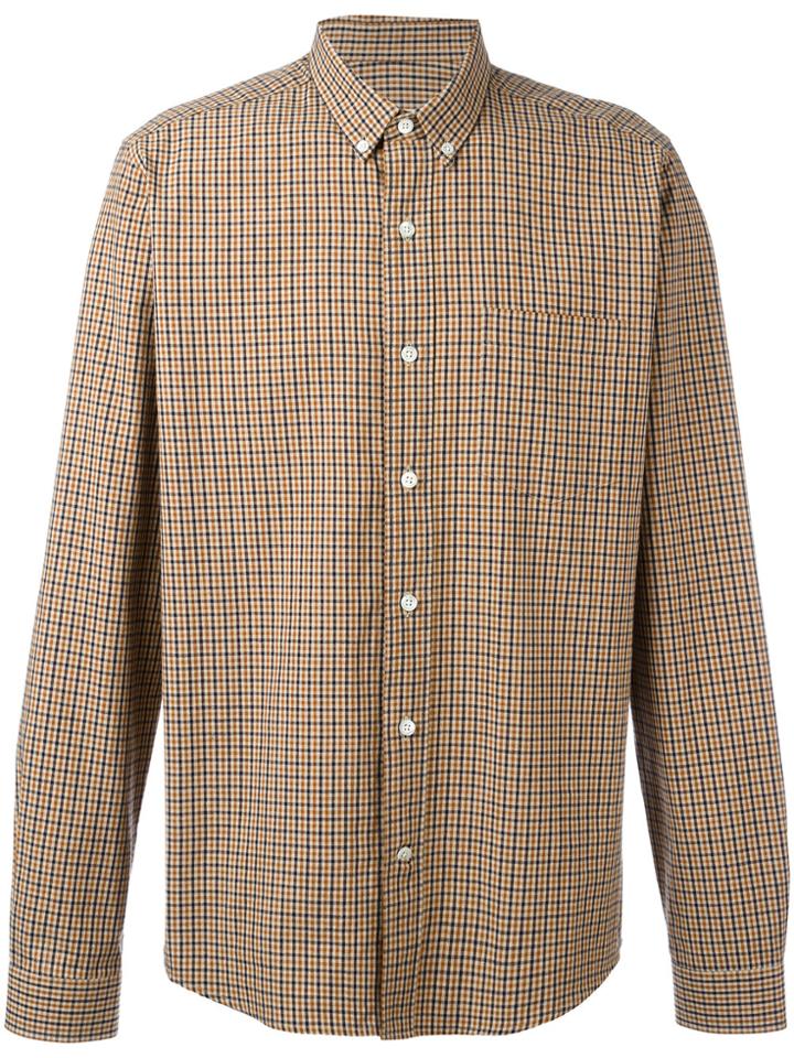 Ami Alexandre Mattiussi Button-down Shirt - Yellow & Orange