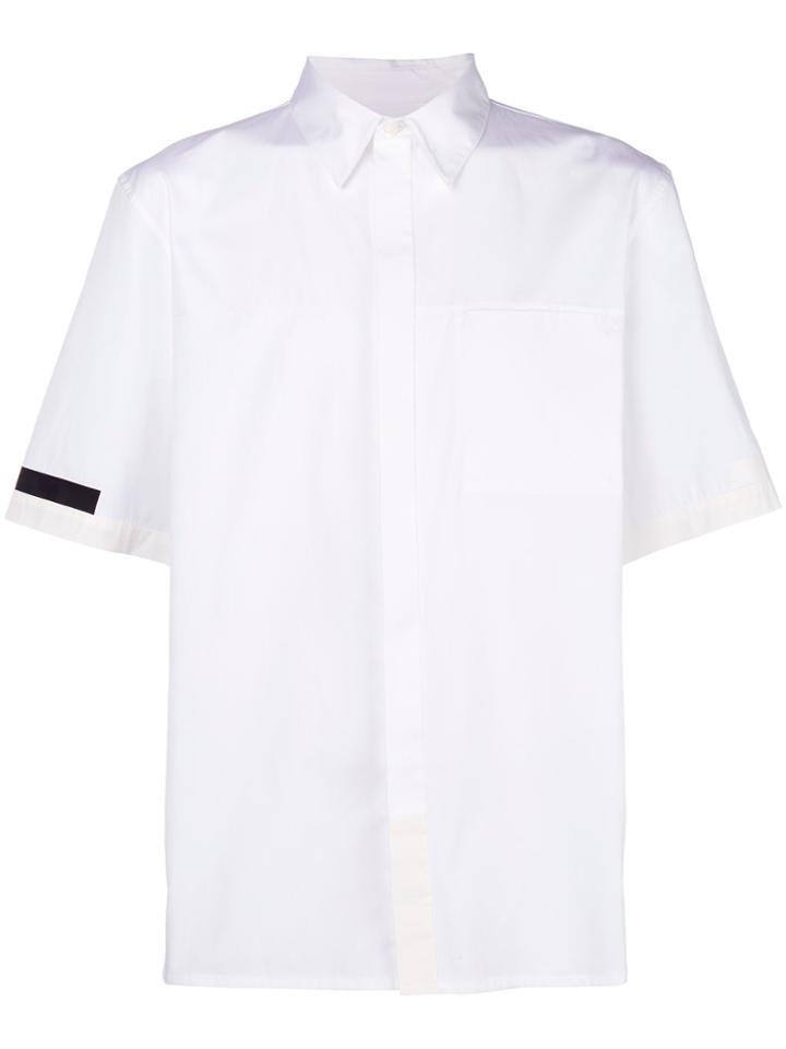 Helmut Lang Contrast Tab Shirt - White