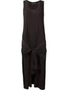 Uma Raquel Davidowicz Knot Detail Dress, Women's, Size: Medium, Black, Polyester/spandex/elastane/viscose