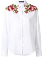 Dolce & Gabbana Floral Inserts Shirt - White