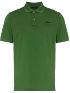 Prada Green Short Sleeved Polo Shirt