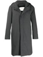 Mackintosh Chryston Navy Raintec Cotton Hooded Coat Gm-1003fd - Grey