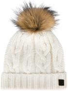 Tartine Et Chocolat Pom-pom Beanie, Girl's, Size: 42 Cm, White