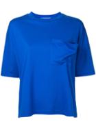 Enföld - Chest Pocket T-shirt - Women - Cotton - 38, Blue, Cotton