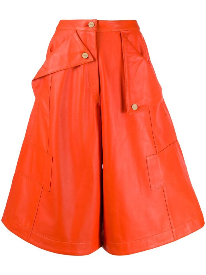 Jacquemus Oversized Knee-length Shorts - Orange