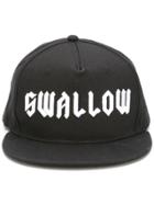 Mcq Alexander Mcqueen Swallow Embroidered Cap - Black