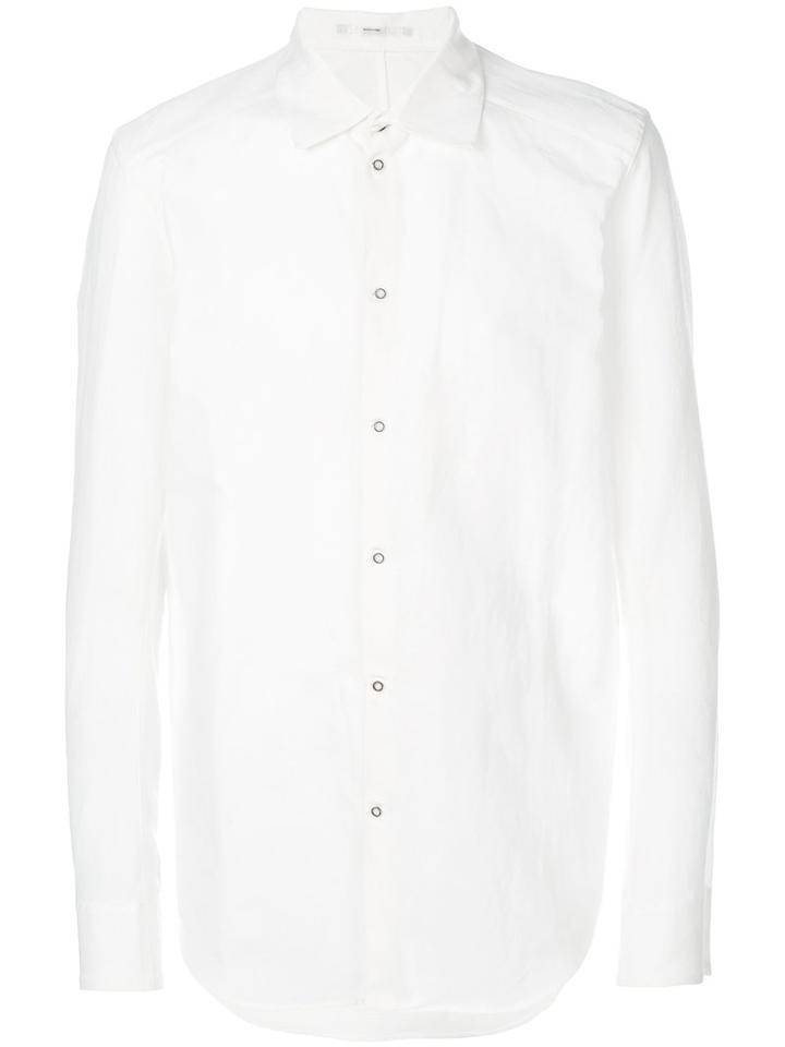 Taichi Murakami - Classic Shirt - Men - Cotton/ramie - 7, White, Cotton/ramie