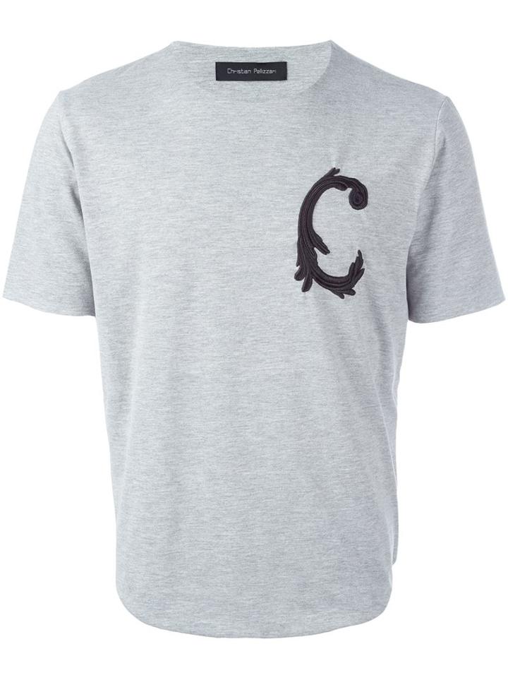Christian Pellizzari Embroidered 'c' T-shirt