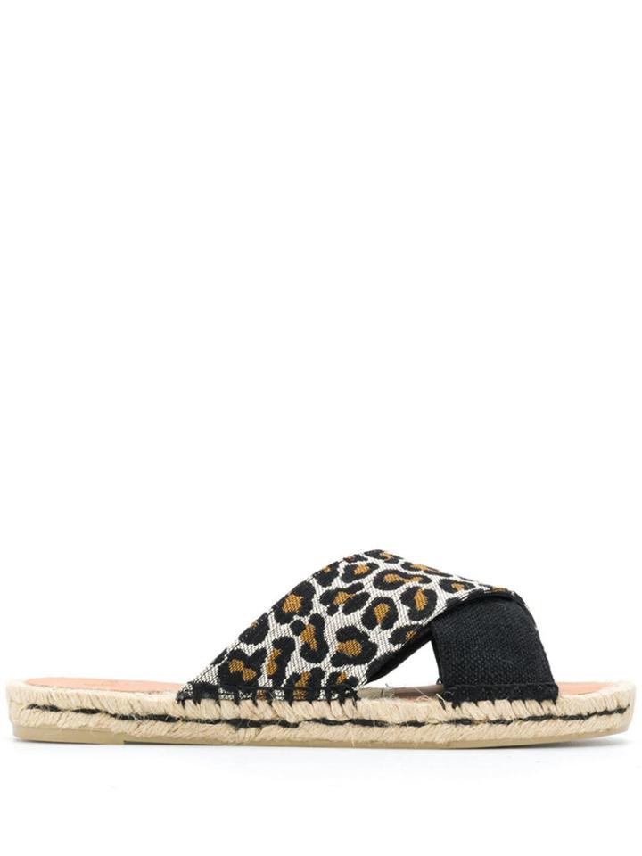 Castañer Paloma Slides - Black