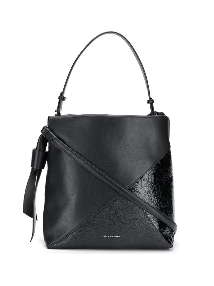 Karl Lagerfeld K/geo Hobo Tote Bag - Black