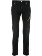 Dolce & Gabbana Fleur De Lis Jeans - Black