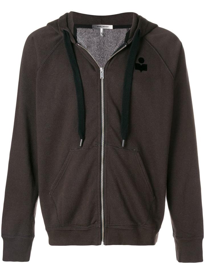 Isabel Marant Zip-up Hoodie - Brown