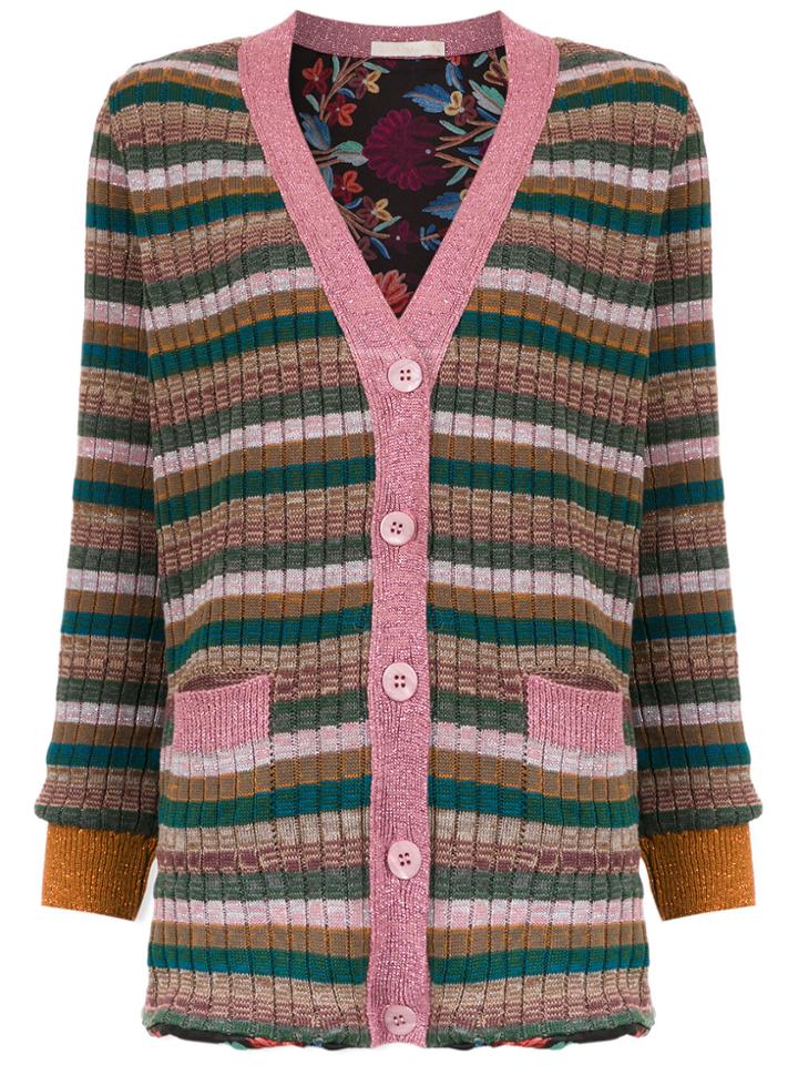 Cecilia Prado Magali Striped Cardigan - Multicolour