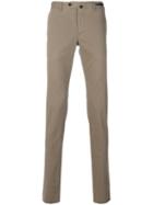 Pt01 - Classic Chinos - Men - Cotton/spandex/elastane - 40, Nude/neutrals, Cotton/spandex/elastane