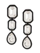 Racil Sugar Crystal Earrings - Black