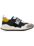 Moschino Colour-block Logo Sneakers - Grey