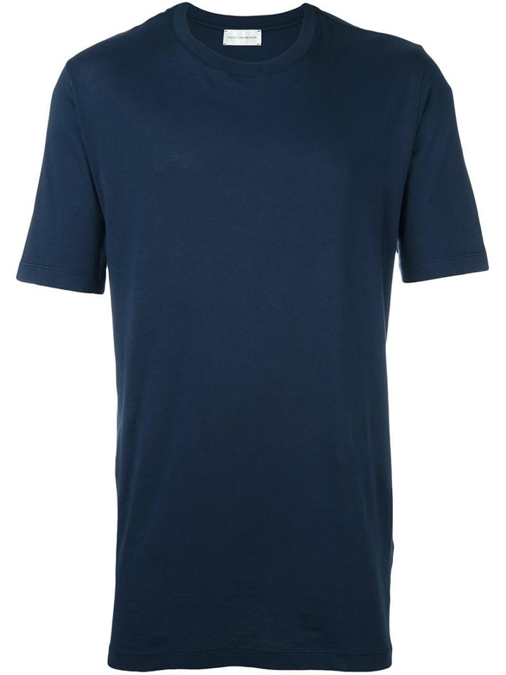 Faith Connexion Oversized T-shirt, Men's, Size: Small, Blue, Cotton