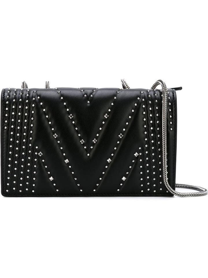 Mcm 'diamond Disco' Shoulder Bag, Women's, Black
