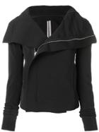 Rick Owens Wrap Front Fitted Jacket - Black