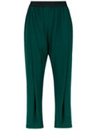 À La Garçonne Cropped Trousers - Green