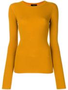 Theory Long-sleeved Top - Yellow & Orange