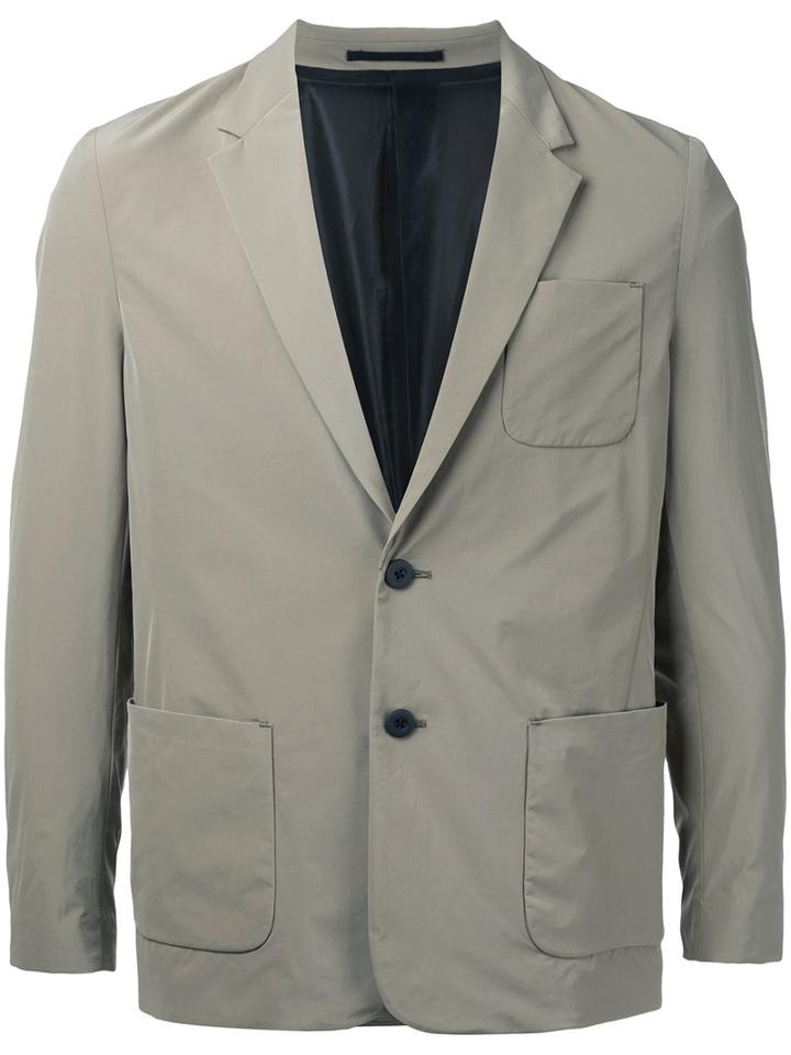 Estnation - Patch Pockets Blazer - Men - Nylon - M, Nude/neutrals, Nylon