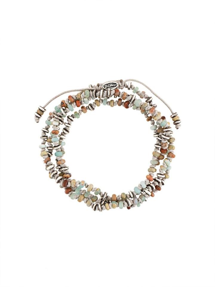 M. Cohen Beaded Bracelet, Men's, Size: Large, Green