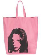 Calvin Klein 205w39nyc Sandra Brant Shopper Bag - Pink & Purple