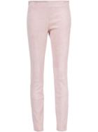 Kaufmanfranco Skinny Trousers, Women's, Size: 2, Pink/purple, Suede/polyester