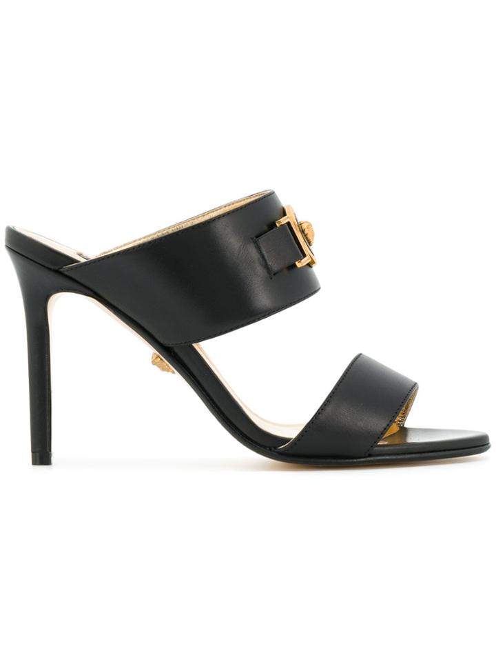 Versace Slip-on Medusa Sandals - Black