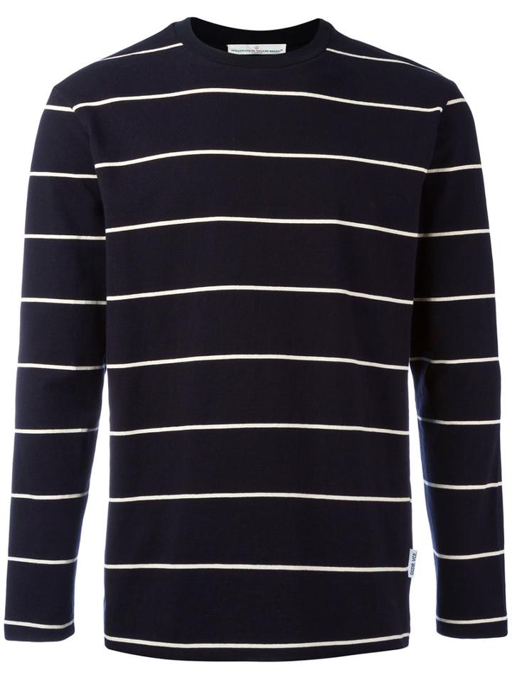 Golden Goose Deluxe Brand Striped Top, Men's, Size: Large, Black, Cotton