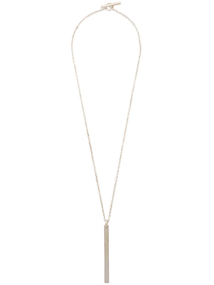 Parts Of Four Plate Necklace - Metallic