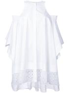 Antonio Berardi Oversized Cut-out Shirt - White