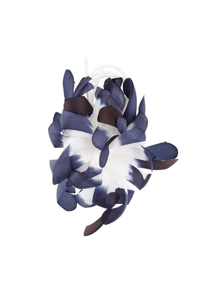 P.a.r.o.s.h. Flower Brooche, Women's, Blue, Viscose