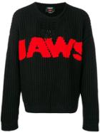 Calvin Klein 205w39nyc Jaws Distressed Sweater - Black