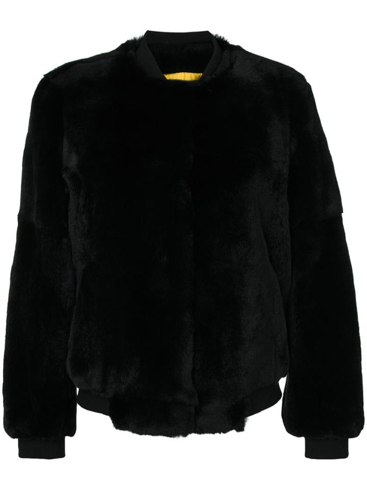 Meteo By Yves Salomon Four Rex Jacket - Black