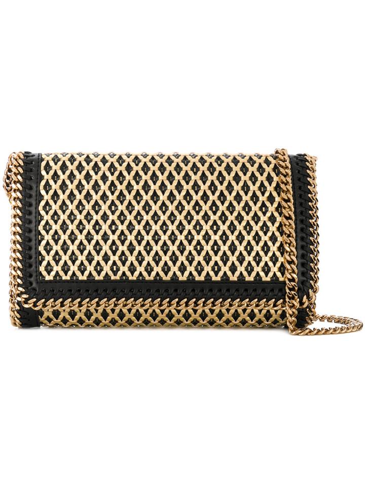 Stella Mccartney Foldover Top Falabella Bag - Black
