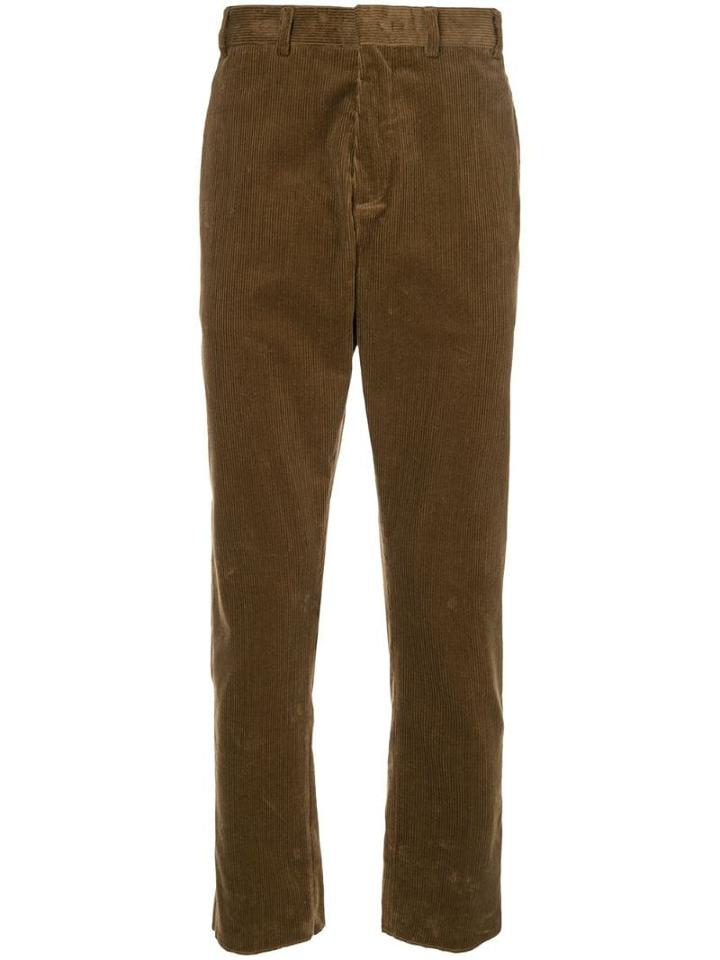 Nº21 Corduroy Straight-leg Trousers - Brown