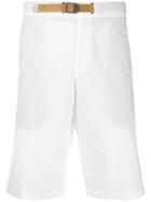 White Sand Belted Shorts