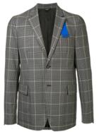 Oamc Checkered Blazer - Grey