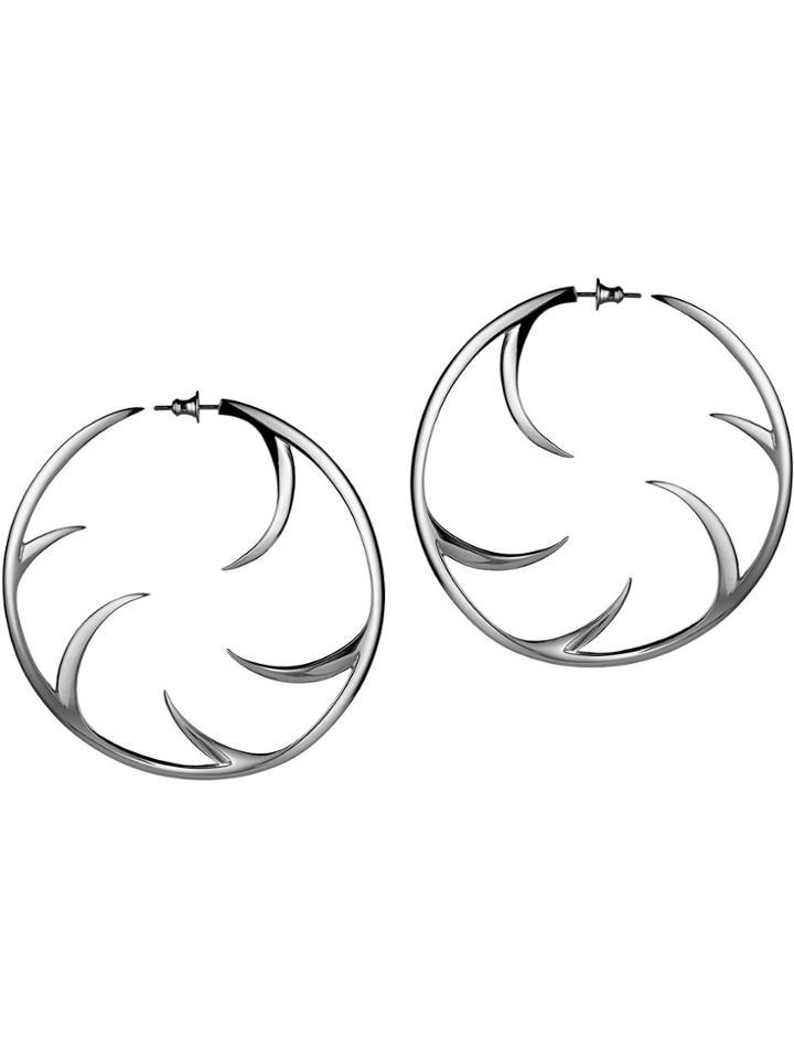 Shaun Leane Multi Cat Claw Hoop Earrings - Metallic