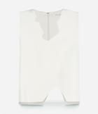 Christopher Kane Cracked Seam Top