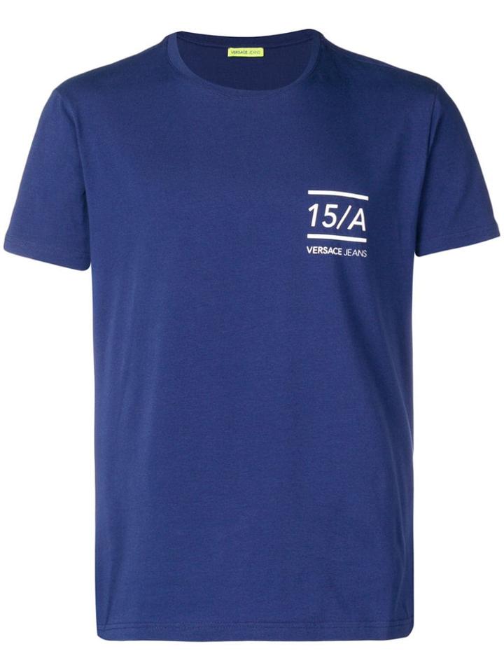 Versace Jeans 15/a Print T-shirt - Blue