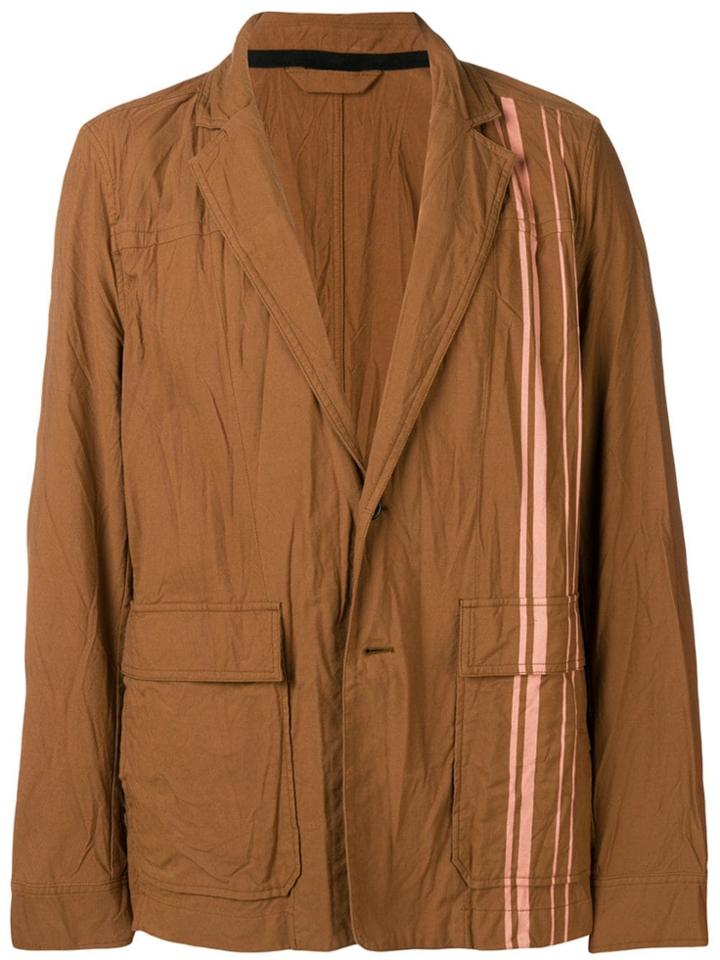 Acne Studios Racing Stripe Blazer - Brown