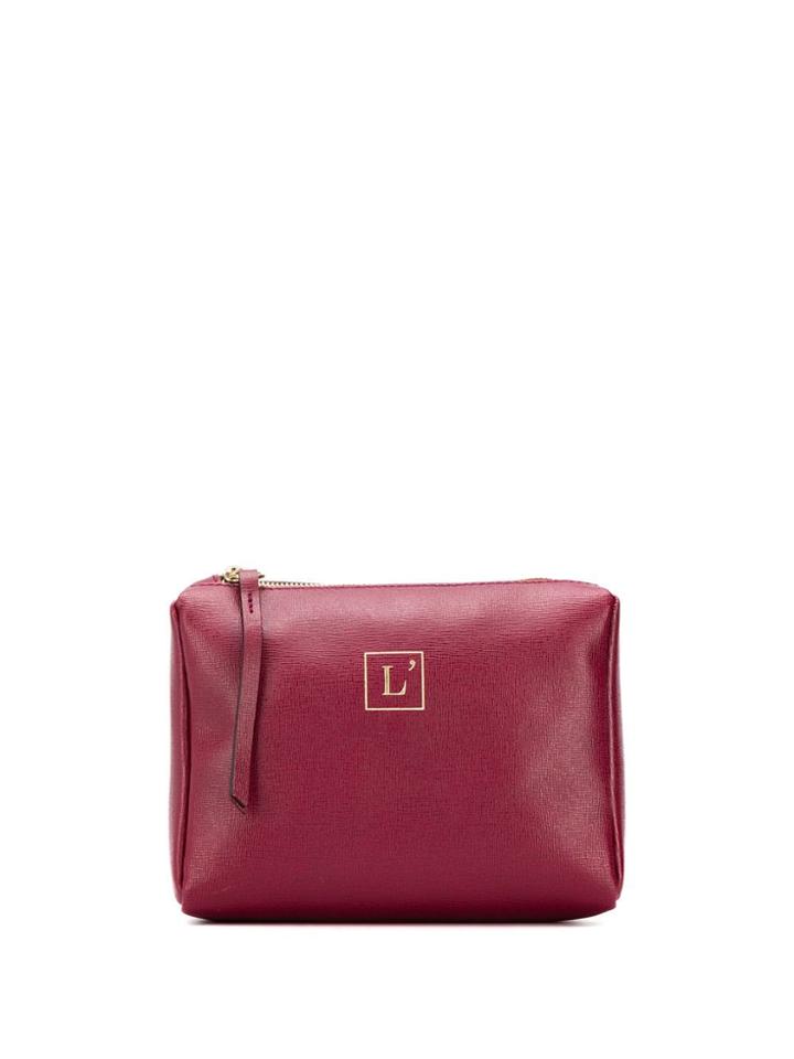 L'autre Chose Logo Beauty Case - Red