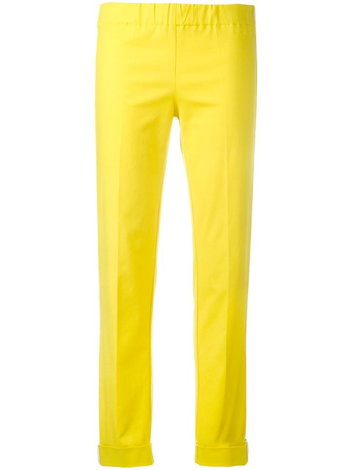 P.a.r.o.s.h. Candela Stripe Trousers - Yellow & Orange