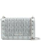 Miu Miu Matelassé Chain Shoulder Bag - Metallic